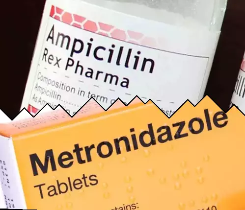 Ampisilliini vs Metronidatsoli