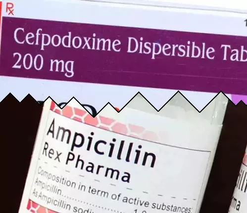 Kefpodoksiimi vs Ampisilliini