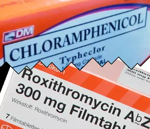 Kloramfenikoli vs Roksitromysiini