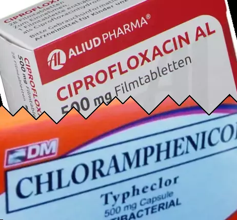 Siprofloksasiini vs Kloramfenikoli