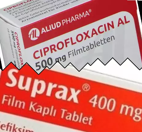 Siprofloksasiini vs Suprax