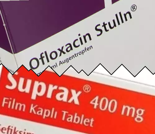 Ofloksasiini vs Suprax